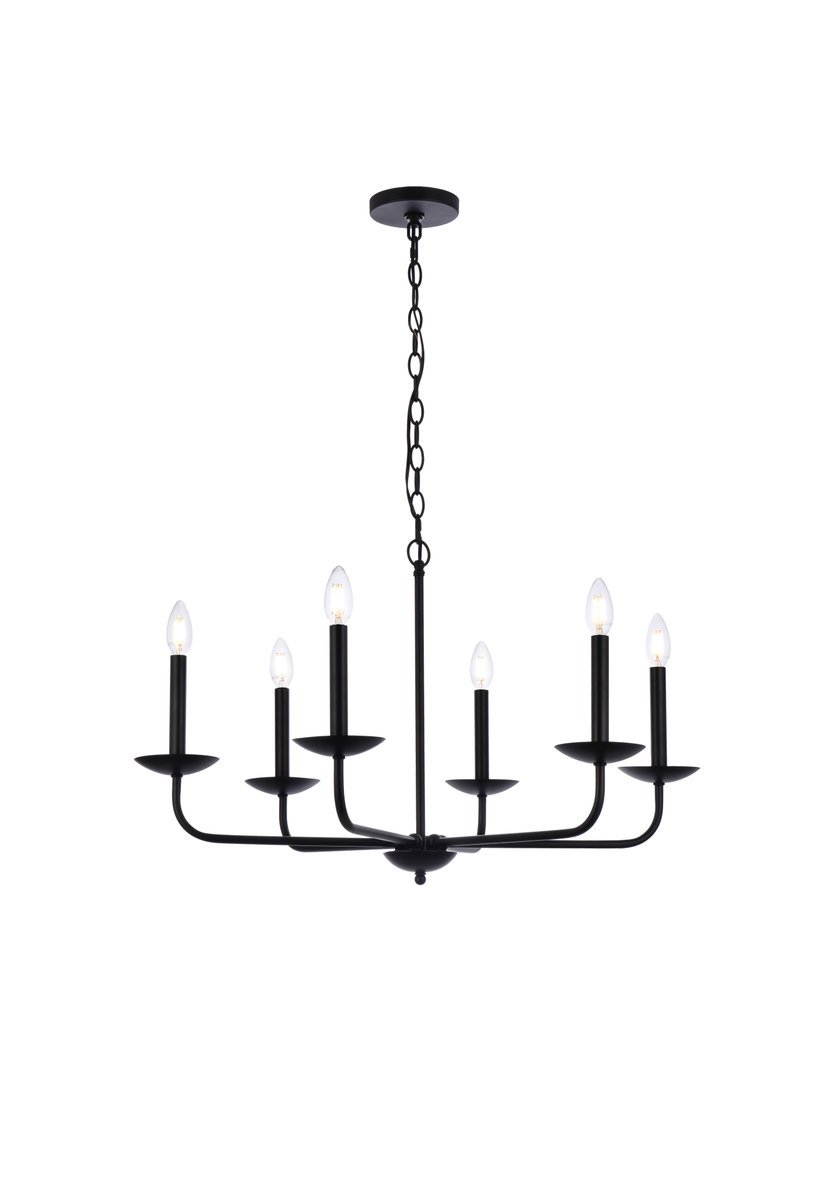 Cohen 30 inch pendant in black