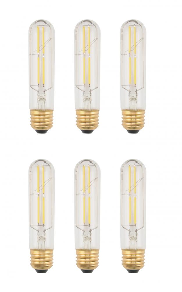 6W 3000K LED T10 Light bulb with 550 Lumens