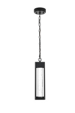Elegant OD604H15BK - Amaris 15 inch LED Outdoor Pendant in Black