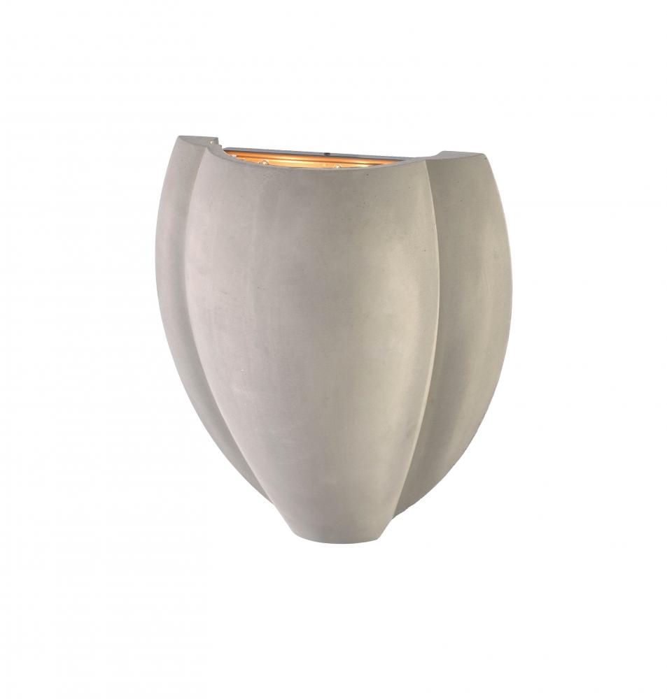 Sima - 2 Light Wall Sconce in Metal and Cement