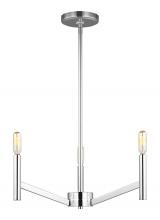 Visual Comfort & Co. Studio Collection 3124303-05 - Vector Three Light Chandelier