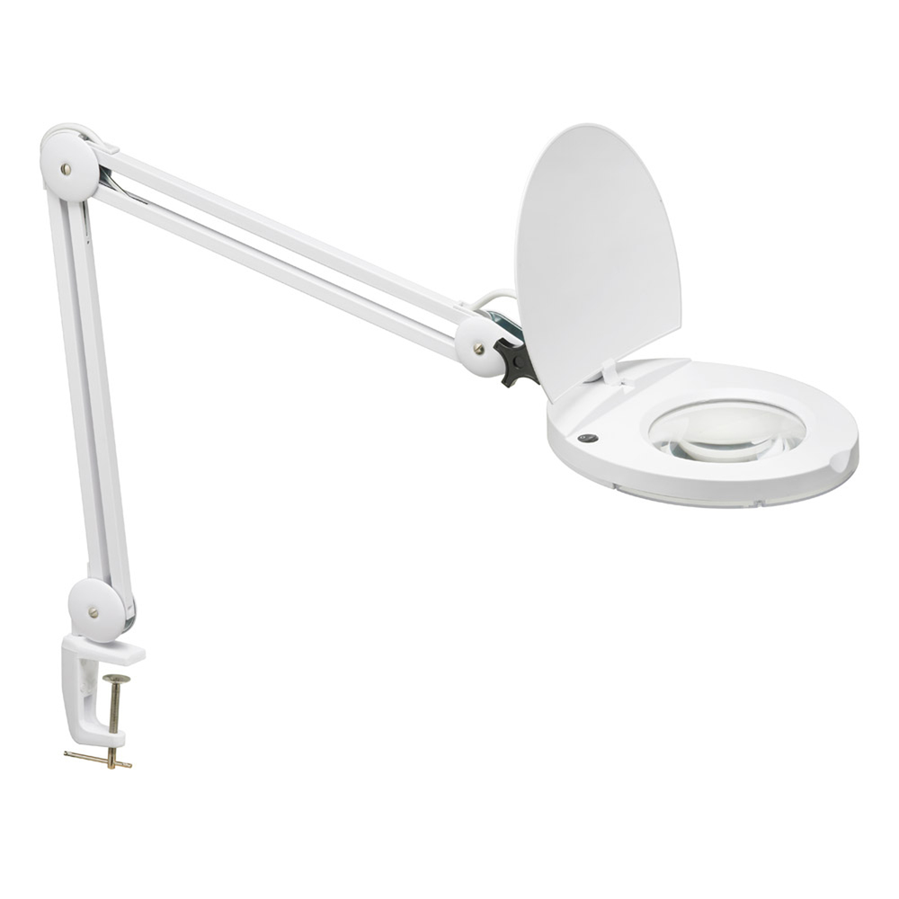 Magnifier w/A-Bracket White