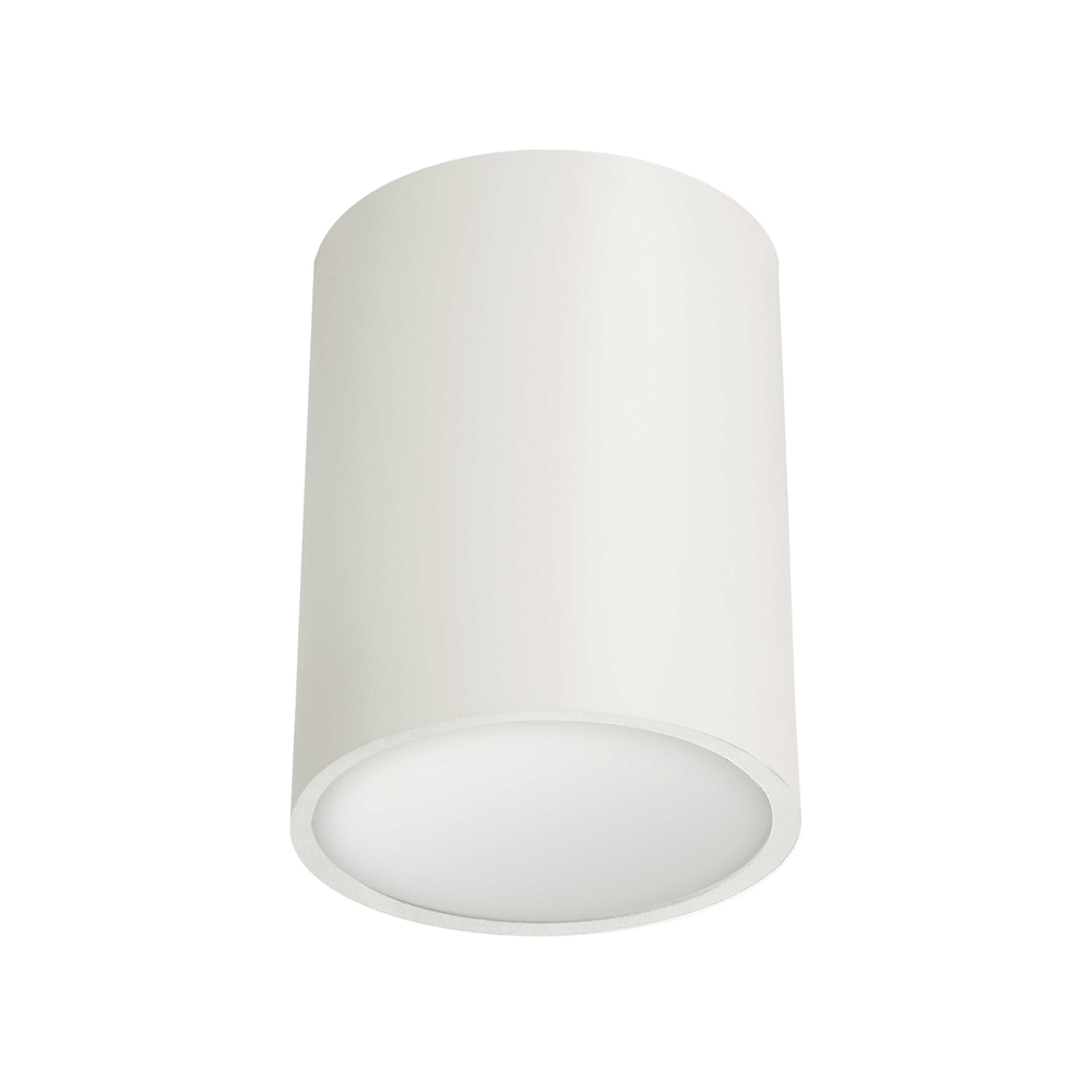 12W Flush Mount, Matte White