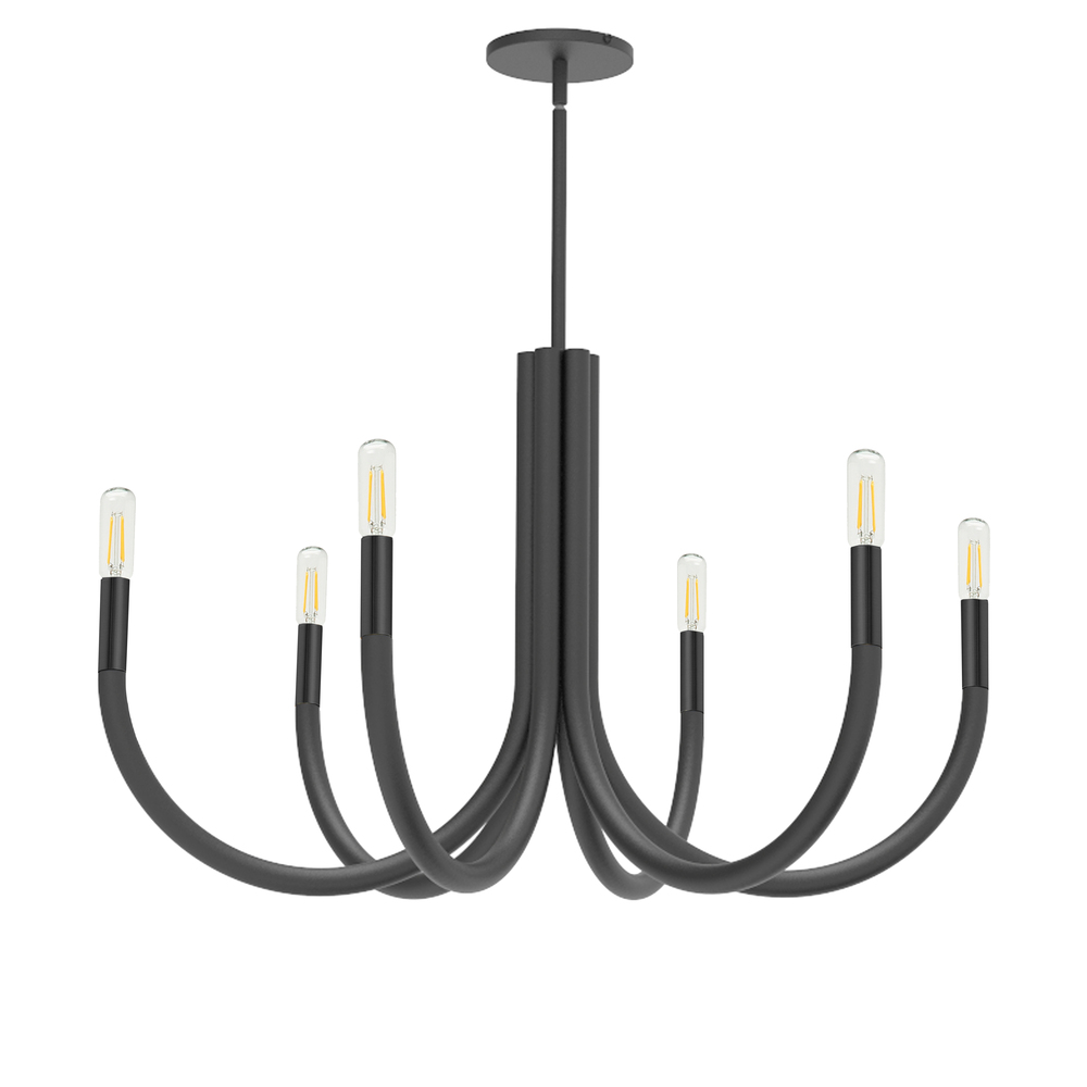 6LT Incandescent Chandelier, MB