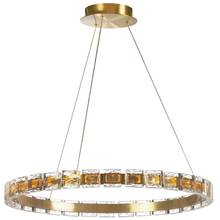 Dainolite CMA-2428LEDC-AGB - 34W LED Camila Chandelier w/ Clear Acrylic