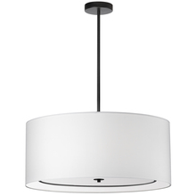 Dainolite POR-304P-MB-WH - 4LT Incand Pendant, MB with WH Shade