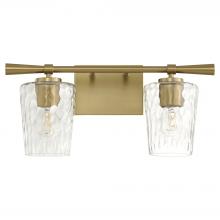 Quorum 5204-2-80 - Goodwin 2 Light Vanity, Aged Brass