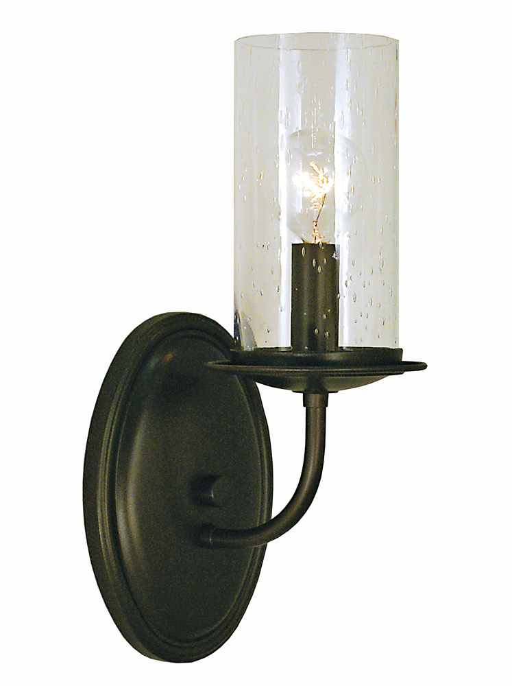 1-Light Mahogany Bronze Compass Sconce