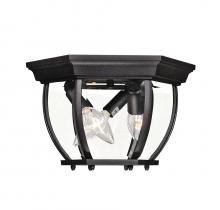 Savoy House Meridian M50059BK - 3-Light Outdoor Ceiling Light in Black