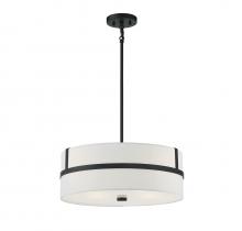 Savoy House Meridian M70102MBK - 4-Light Pendant in Matte Black