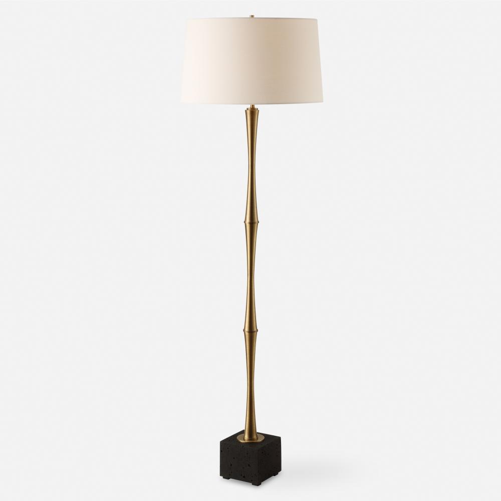 Shino Antique Brass Floor Lamp