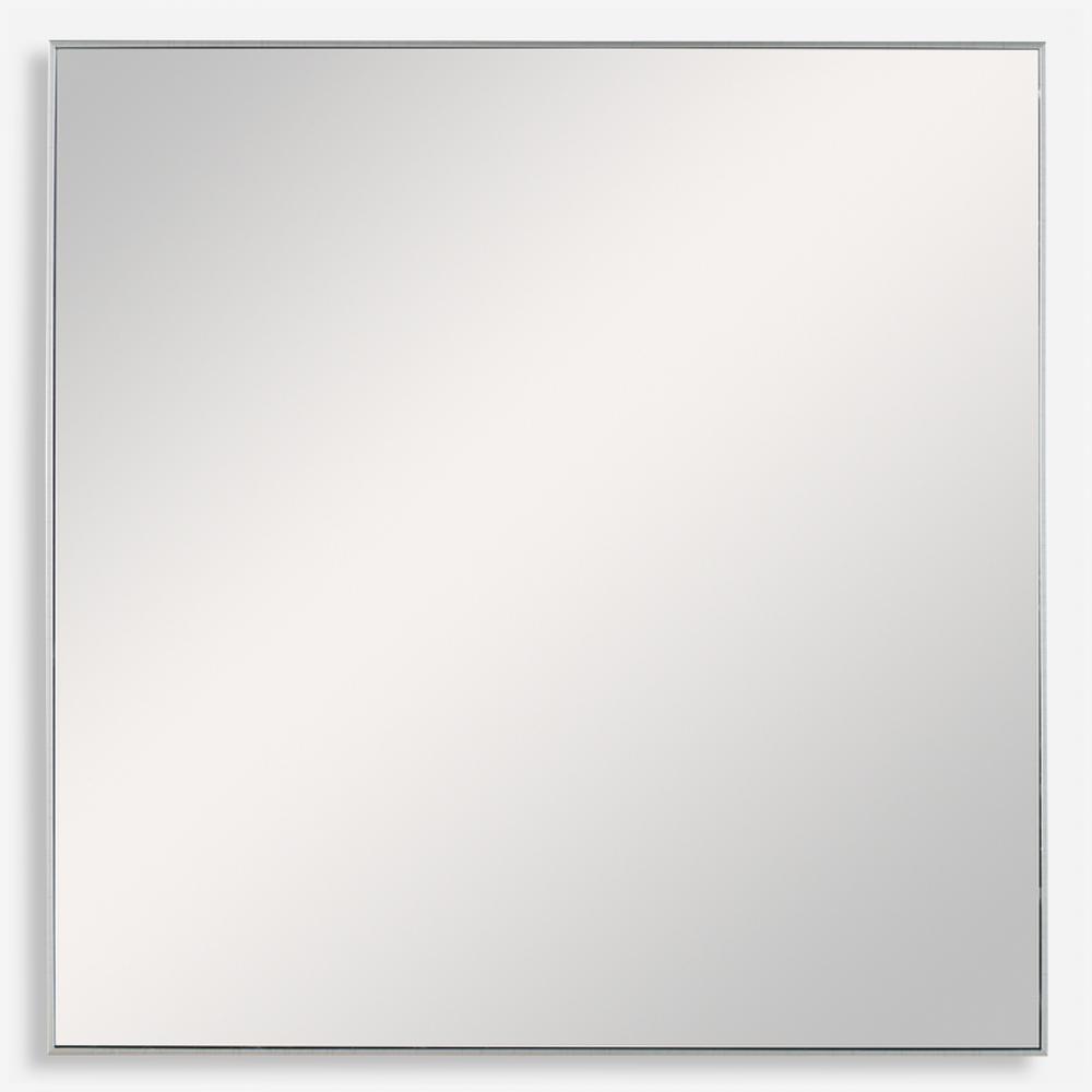 Alexo Silver Square Mirror