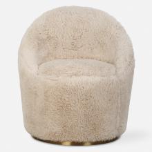 Uttermost 23531 - Crue Sheepskin Swivel Chair