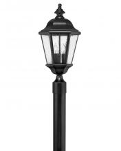 Hinkley 1671BK-LV - Large Post Top or Pier Mount Lantern 12v