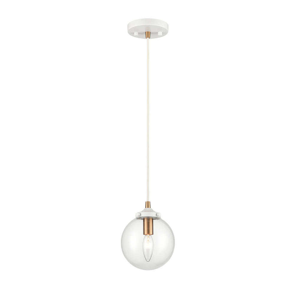 Boudreaux 6'' Wide 1-Light Mini Pendant - Matte White