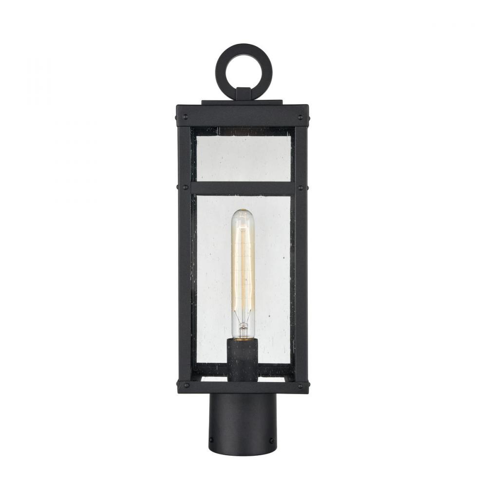 Dalton 20'' High 1-Light Outdoor Post Light - Textured Black