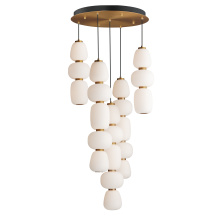 ET2 E25169-92BKGLD - Soji-Chandelier